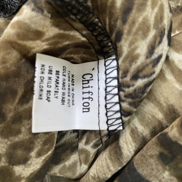 BOHO AUSTRALIA Blue Animal Print Beach Coverup - Picture 11 of 11